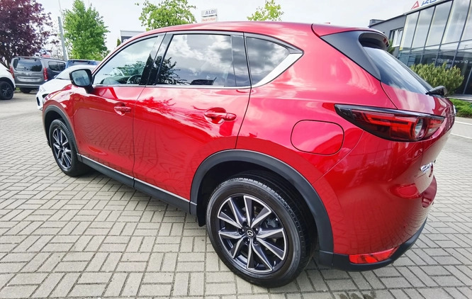 Mazda CX-5 cena 120900 przebieg: 71297, rok produkcji 2018 z Szczecin małe 121